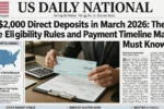 $2000 direct deposit March 2026