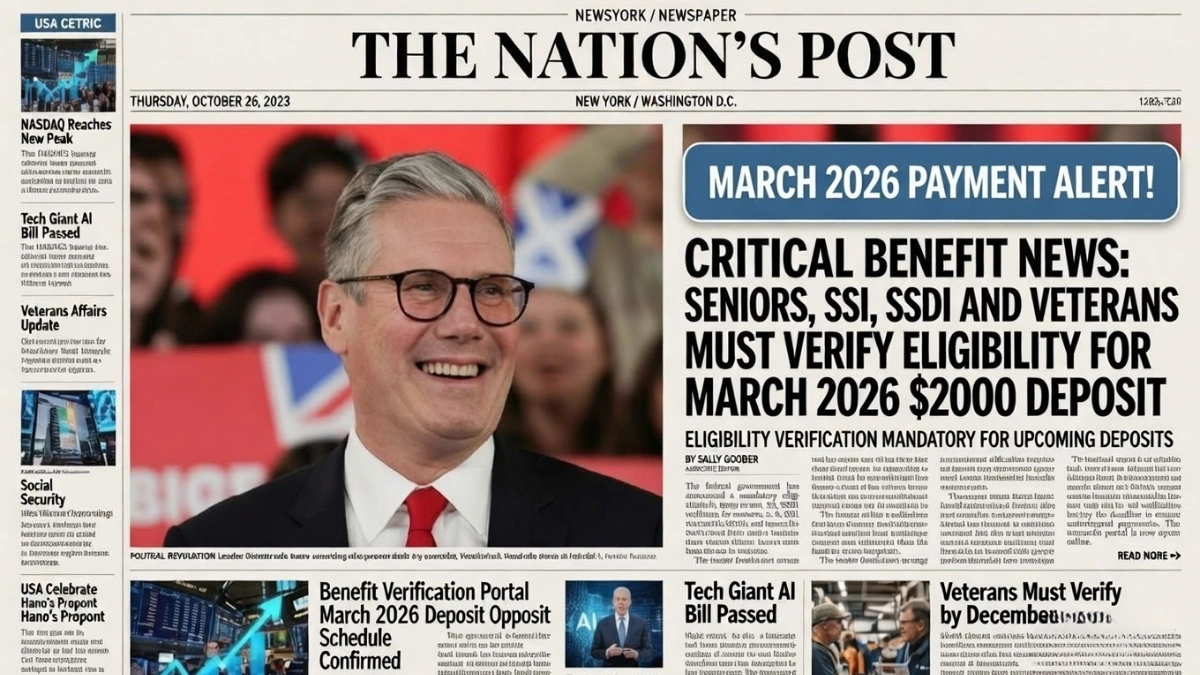 Federal $2000 Deposit March 2026