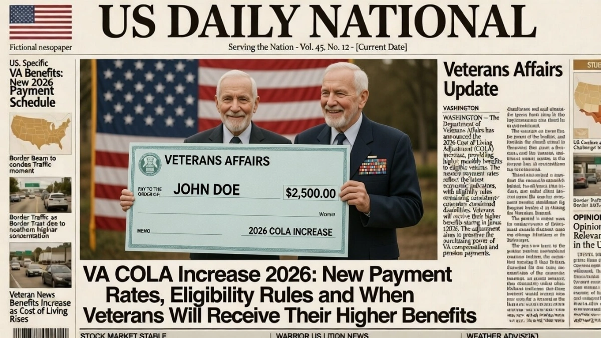 VA COLA increase 2026