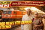 senior citizen railway concession